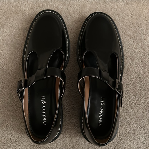 Madden Girl Janne Mary Jane Black Size 7.5 - Picture 5 of 10